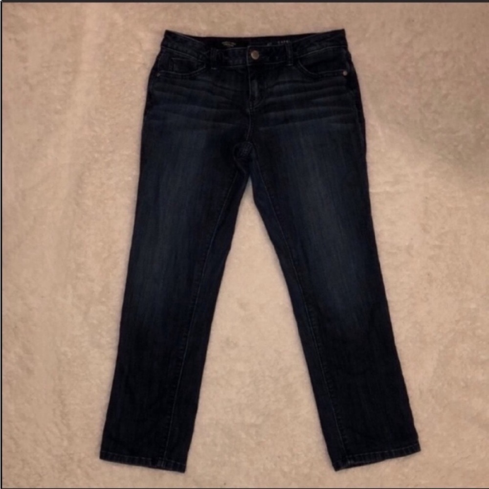 Simply vera vera wang capri mid rise Dark Size 4